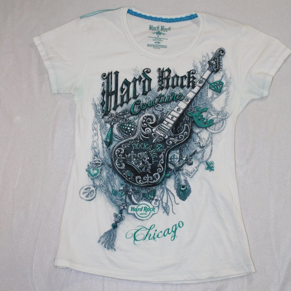 Hard Rock Couture women t-shirt Sz. L